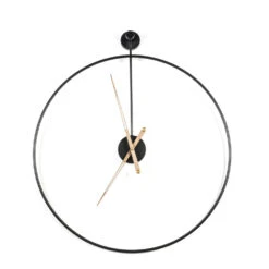 Sundial Large Seinäkello, Musta