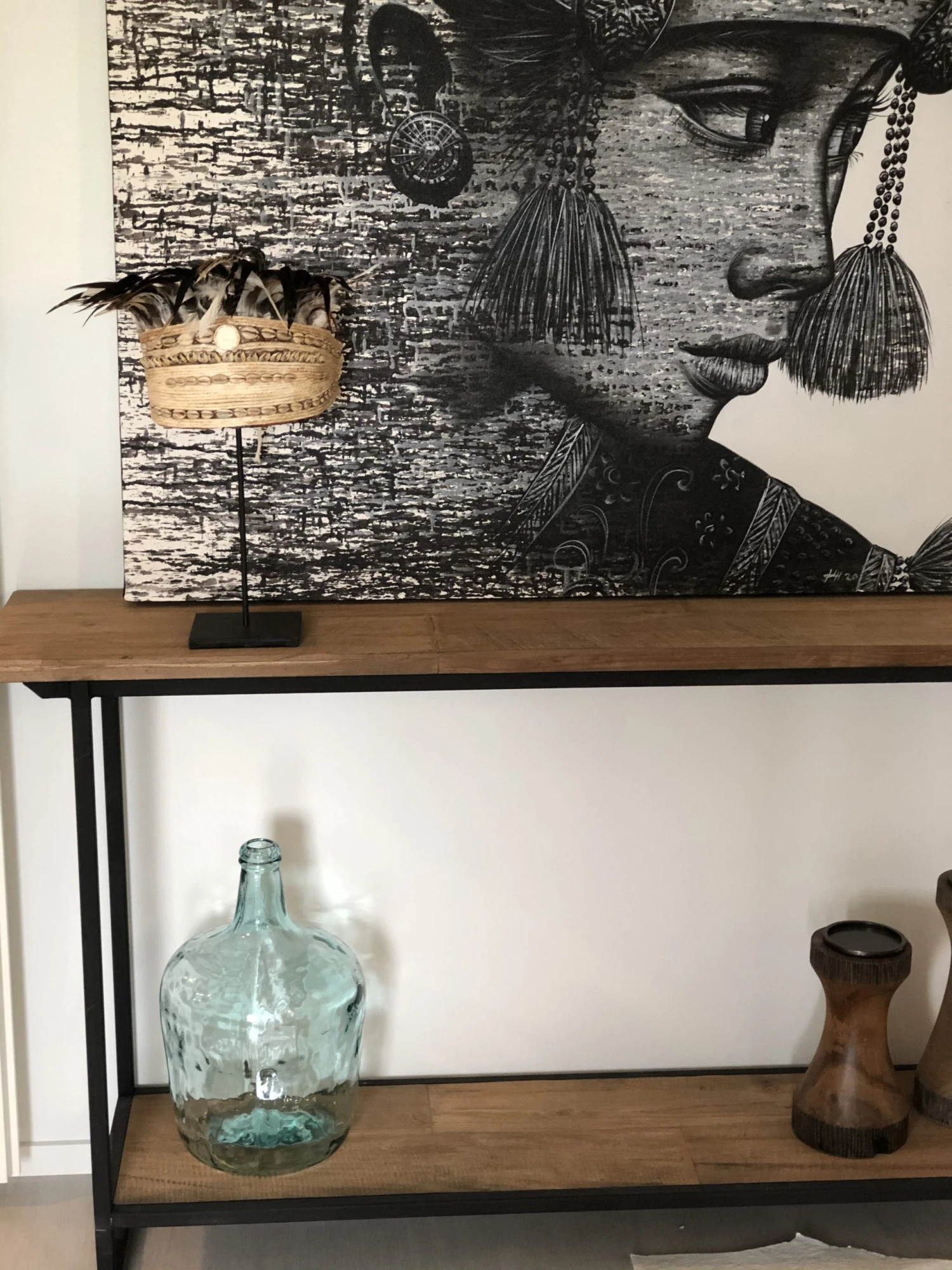 Odeon Tiikkipuinen Konsolipöytä 2 Odeon Tiikkipuinen Konsolipöytä - Image 2