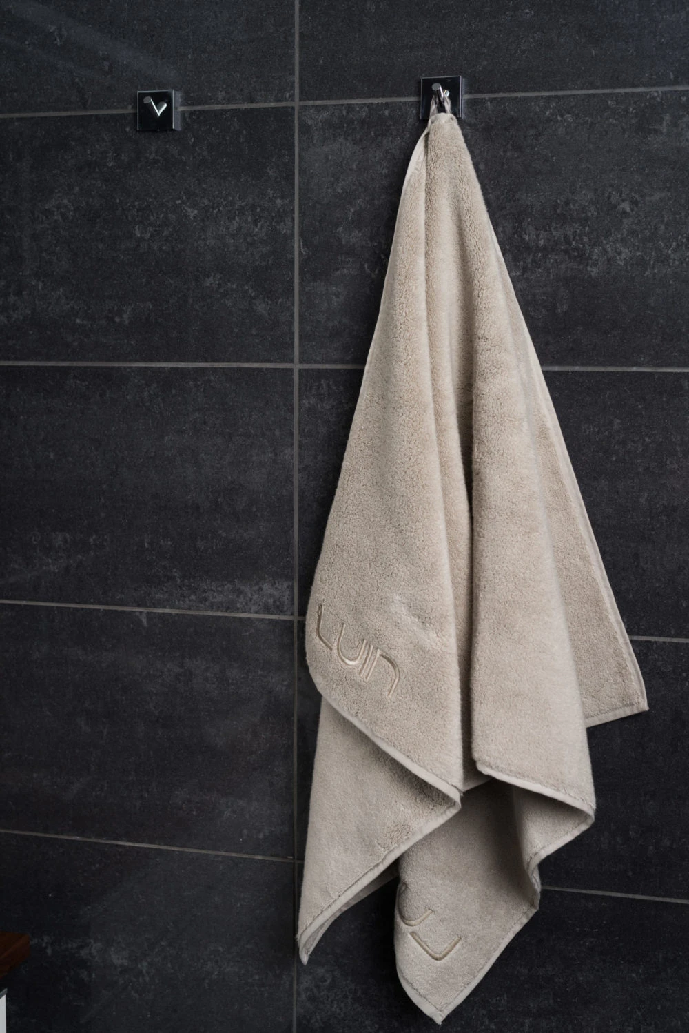 LUIN Kylpypyyhe 70×140 Sand 2 LUIN Kylpypyyhe 70×140 Sand - Image 2