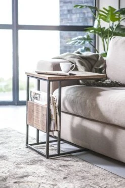 Slider Sivupöytä Ja Lehtiteline, Musta -Snugg By Boo113 1 1 1