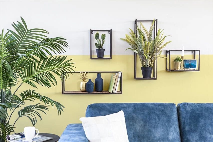 BY-BOO Stand-off Large Puuhylly Rautakehyksellä 2 BY-BOO Stand-off Large Puuhylly Rautakehyksellä - Image 2