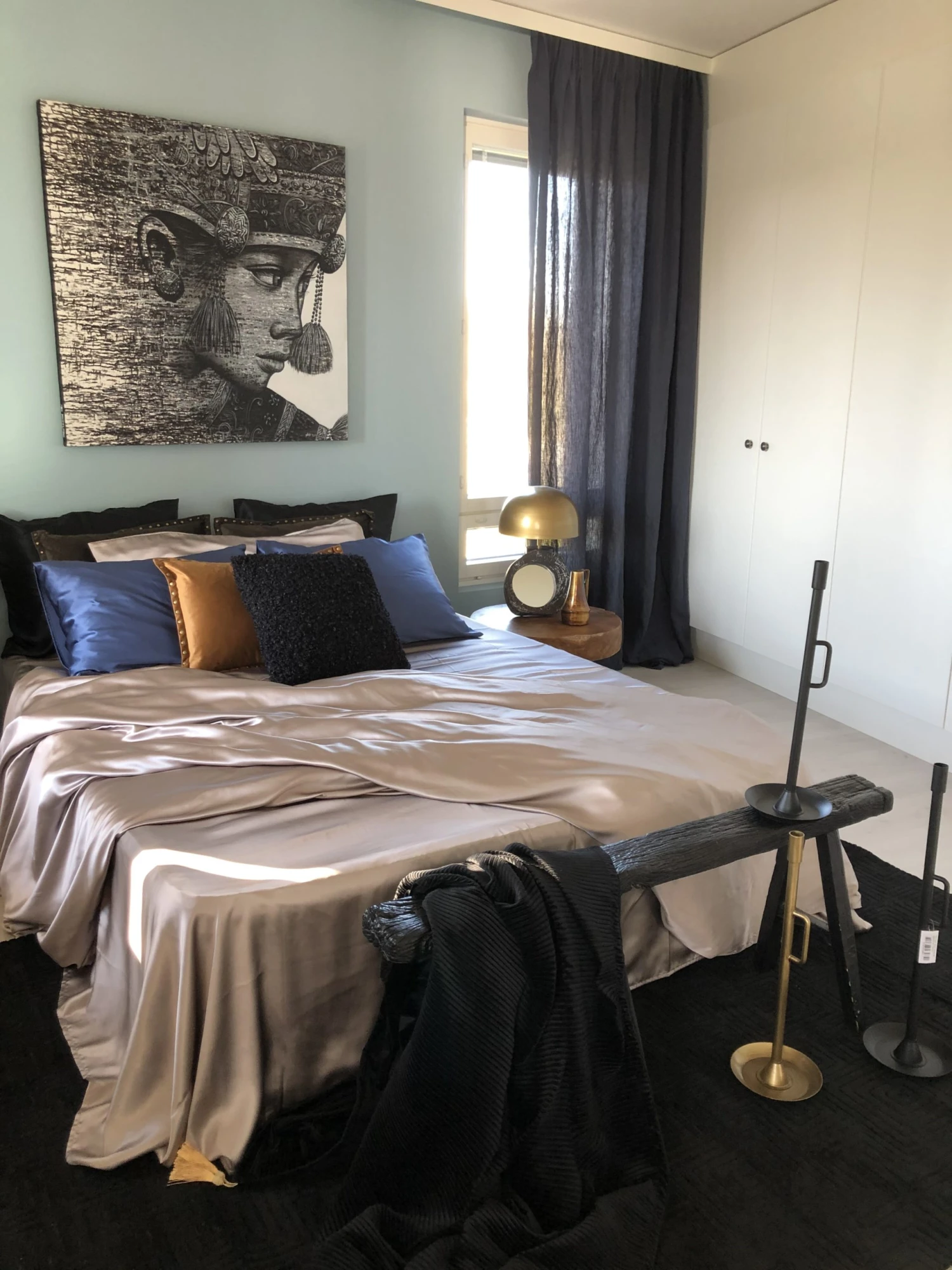 BY-BOO Madam Viskoosimatto Musta 6 BY-BOO Madam Viskoosimatto Musta - Image 6