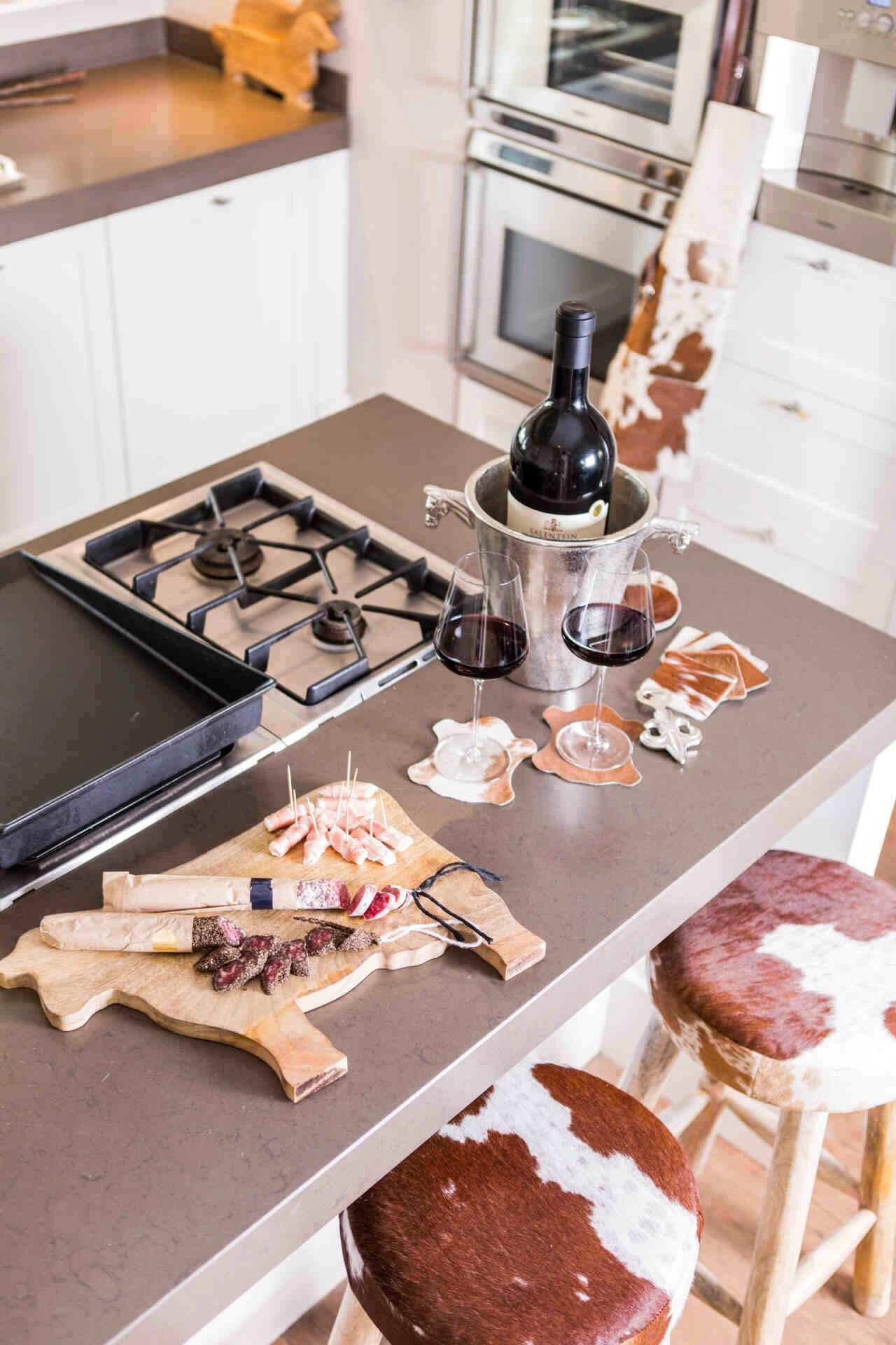 Lasinaluset Mini Lehmäntalja, Harmaa 2 Lasinaluset Mini Lehmäntalja, Harmaa - Image 2