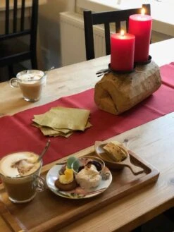 Rustiikki Kynttilänjalka Kahdelle Pöytäkynttilälle -Snugg IMG 3391 1