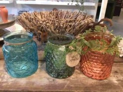 Natural Collections Lasinen Vaasi Tai Lyhty