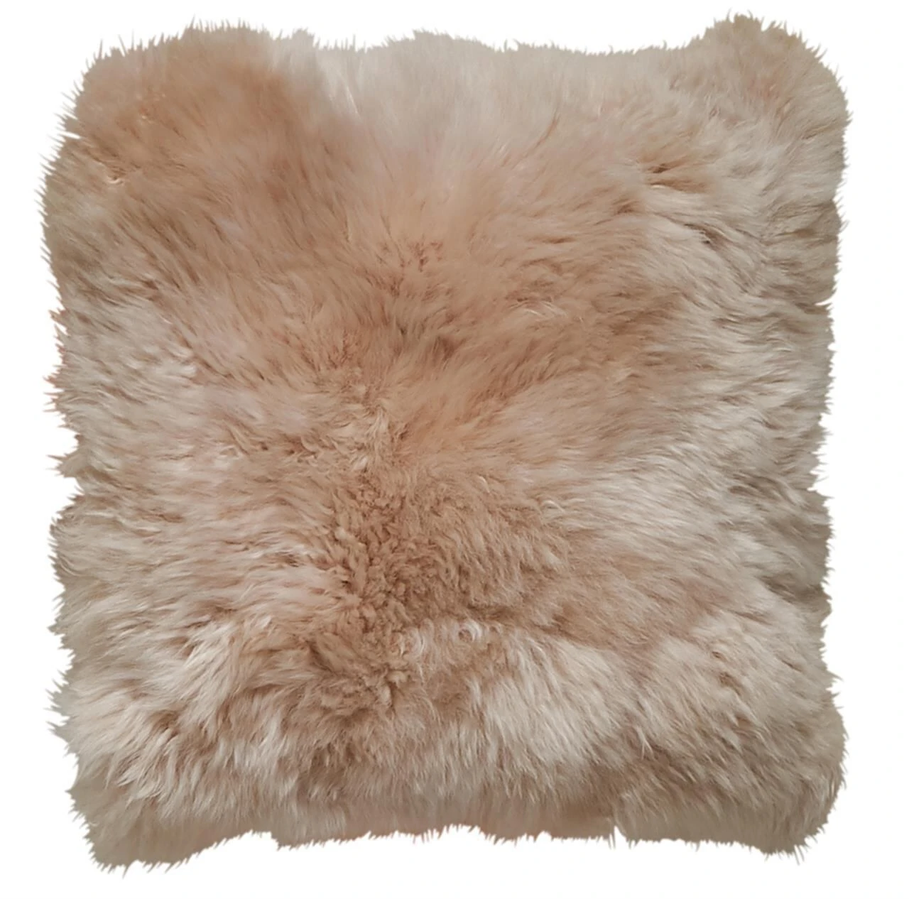 Pehmeä Sisustustyyny Lampaantaljasta, Samppanja 1 Pehmeä Sisustustyyny Lampaantaljasta, Samppanja