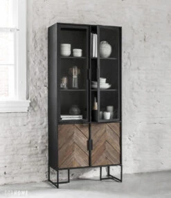 CRISS CROSS Musta Vitriinikaappi 10 CRISS CROSS Musta Vitriinikaappi -Snugg SC CC 206106 Criss Cross showcase sf1 DTP