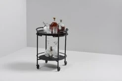 TRAYit Puutarjotin Musta, SACKit -Snugg SERVEitBlackTrayStyled 1