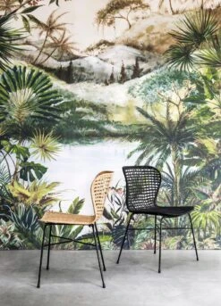 MUST LIVING Bahamas Punostuoli Musta -Snugg Snugg Must Living bahamas loom tuolit black and naturel 1