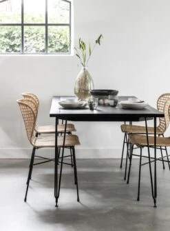 MUST LIVING Bahamas Punostuoli Naturel 11 MUST LIVING Bahamas Punostuoli Naturel -Snugg Snugg Must Living dining table inside out plus chair bahamas boho tuoli 1