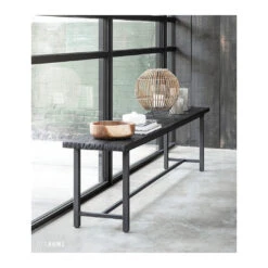 Timeless Black Bench Puupenkki 165