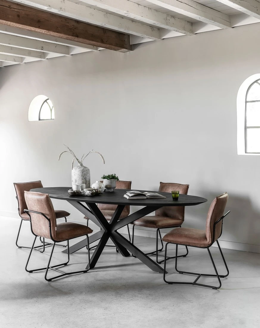 Timeless Shape Ovaali Ruokapöytä Musta 6 Timeless Shape Ovaali Ruokapöytä Musta - Image 6