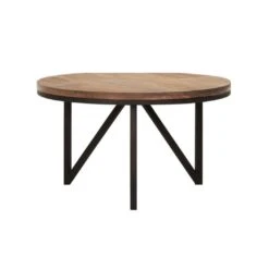 Odeon Pyöreä Puinen Sohvapöytä, Medium