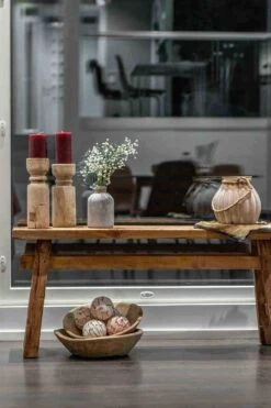 RUSTIK LYS Pöytäkynttilä Viininpunainen L -Snugg Tinanpellonkuja 32 1