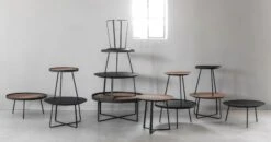 Neptunes Pyöreä Sohvapöytä Medium, Musta -Snugg coffee tables highlight 1