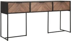 CRISS CROSS Tiikkipuinen Konsolipöytä -Snugg dtp home sideboard criss cross 1 e1673335021754