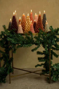 RUSTIK LYS Kuusikynttilä L, Kulta -Snugg i Vb7rmVW X2 4