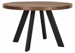 Timeless Jykevä Puinen Pyöreä Ruokapöytä 130