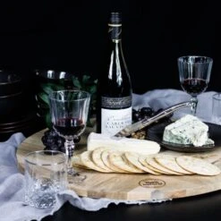 Pyöreä Leikkuulauta Kalanruotokuviolla 5 Pyöreä Leikkuulauta Kalanruotokuviolla -Snugg mars more snijplank rond mango hout 41cm 5 1