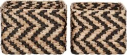 MUST LIVING Vahvat Säilytyskorit, Neliskulmaiset -Snugg ml 890403 must living square basket waterhyacinth set of 2 e1614606104593 1