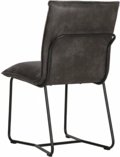 Delaware Hiilen Värinen Ruokapöydän Tuoli -Snugg ri 200013 delaware eetkamerstoel carlitto charcoal 1