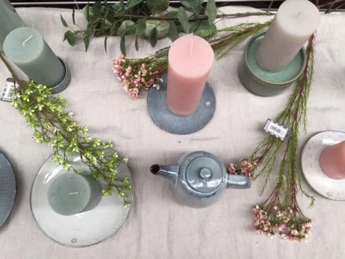 RUSTIK LYS Pöytäkynttilä Musta L 2 RUSTIK LYS Pöytäkynttilä Musta L - Image 2