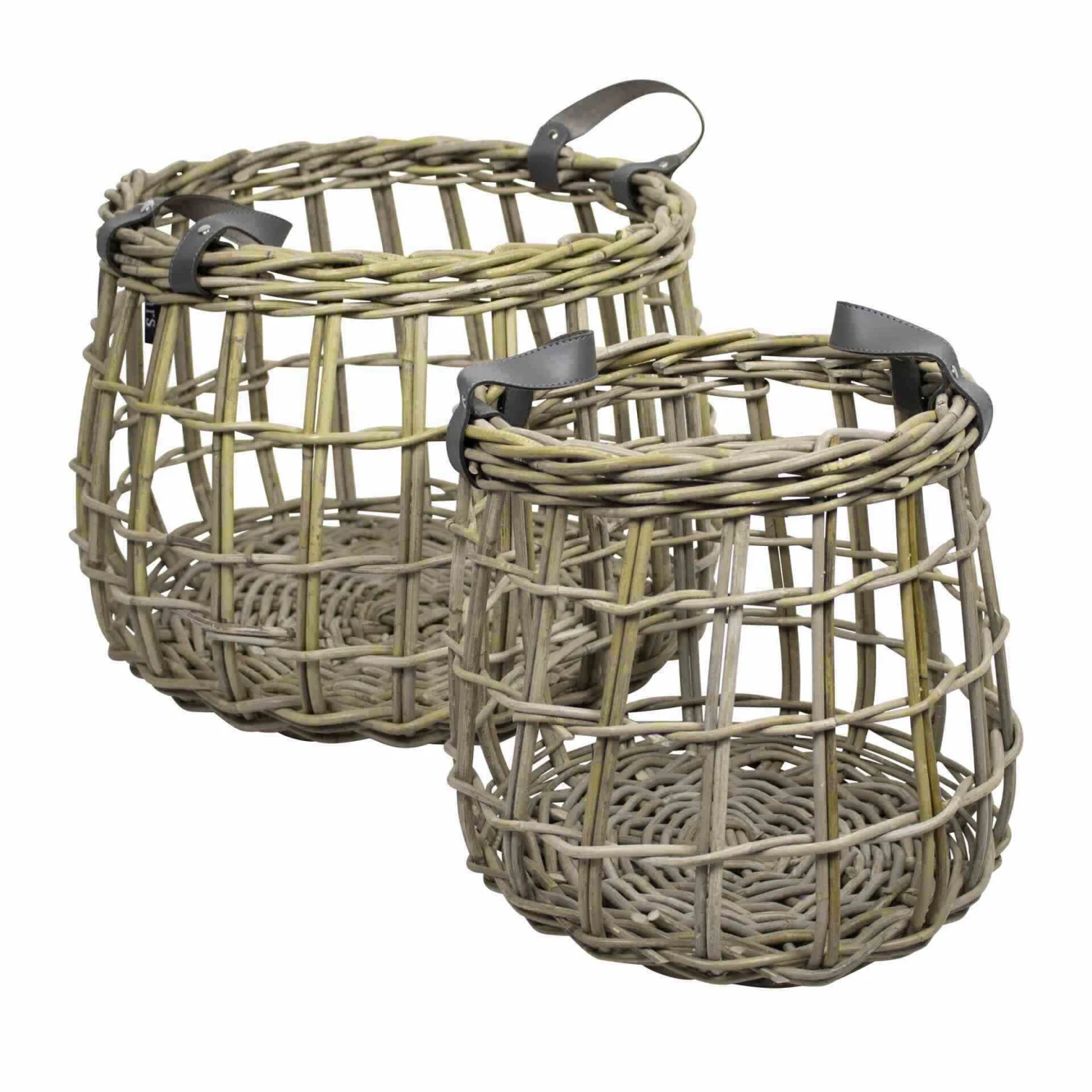 Rottinkikori Nahkakahvoilla, Natural 1 Rottinkikori Nahkakahvoilla, Natural