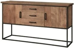 Timeless Tiikkipuinen Senkki -Snugg ti 482122 dresser beam no2 2 doors 3 drawers 2